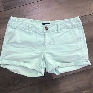 American Eagle Seafoam Midi Shorts